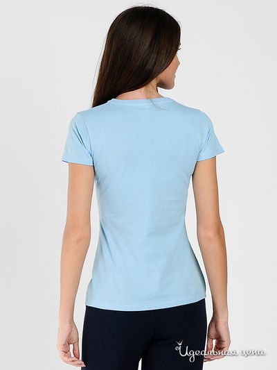 Набор футболок Fruit of the Loom женский, цвет темно-синий / голубой / серый, 3 шт.