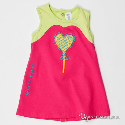 Платье Best for kids, цвет цвет розовый / зеленый