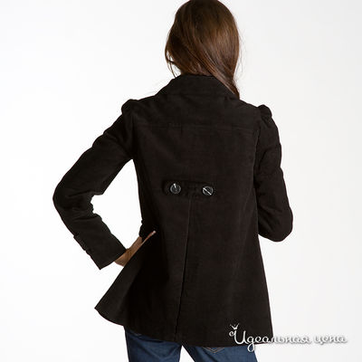 Пальто NafNaf женское, цвет черный