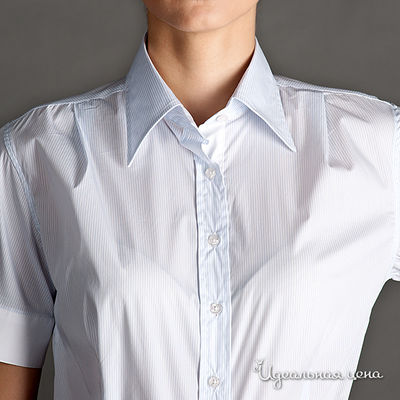 Блуза Alonzo Corrado женская, цвет белый / принт полоска