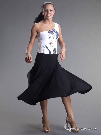 Платье Kseniya Knyazeva, цвет цвет белый / черный