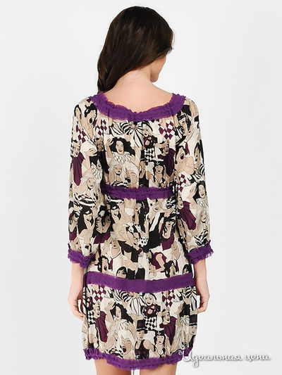 Платье Мультибренд женское, цвет фиолетовый
