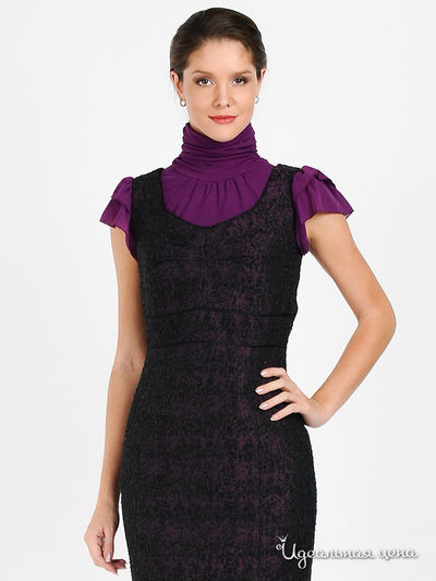 Платье Afrodita, цвет цвет фиолетовый / черный