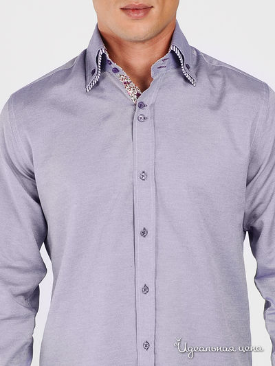 Рубашка Gusto Corretto мужская, цвет фиолетовый