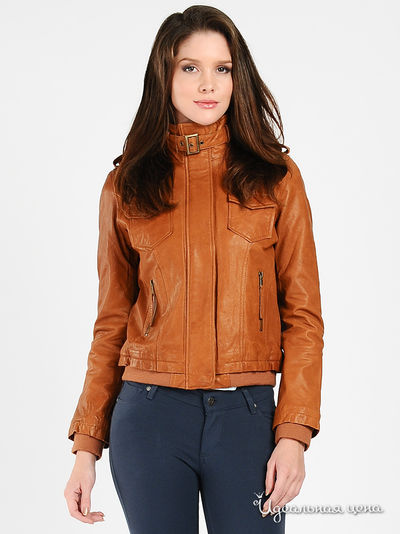 Куртка Bisous, цвет цвет коричневый