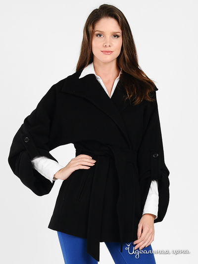 Пальто SS by SS, цвет цвет черный