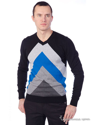 Пуловер Savage, цвет цвет черный / серый / синий