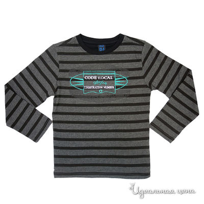 Джемпер DJ Kidswear, цвет цвет темно-серый / принт полоска