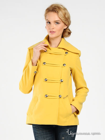 Пальто Christina Dea, цвет цвет желтый
