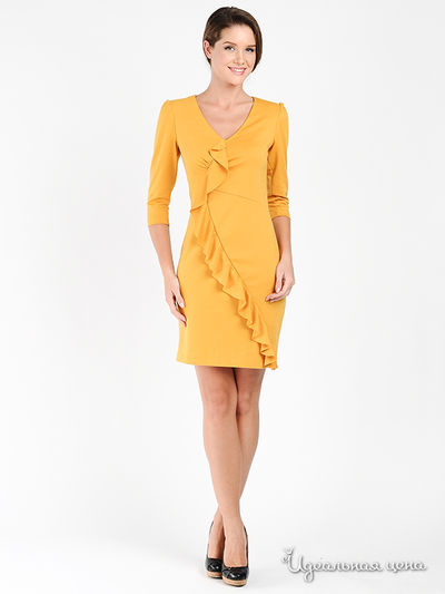 Платье Anastasia Tchir, цвет цвет горчичный