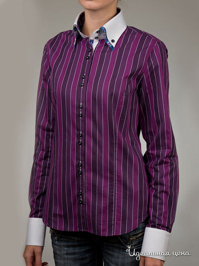 Рубашка Jess France женская, цвет сиреневый / фиолетовый
