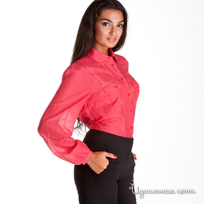 Блуза UNQ женская, цвет коралловый