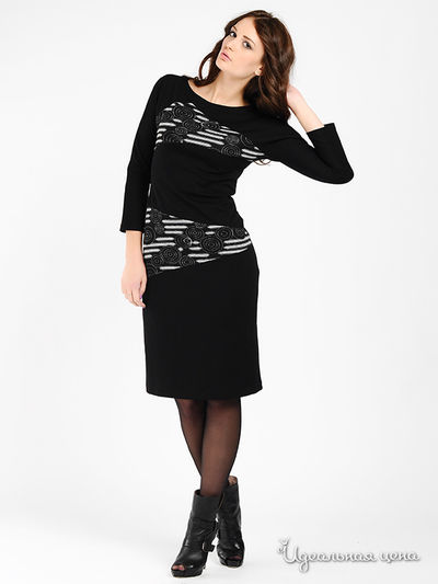 Платье Argent, цвет цвет черный / серебристый
