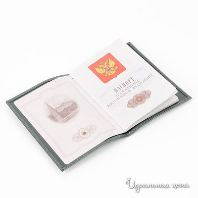 Обложка для паспорта Vasheron унисекс, цвет серый