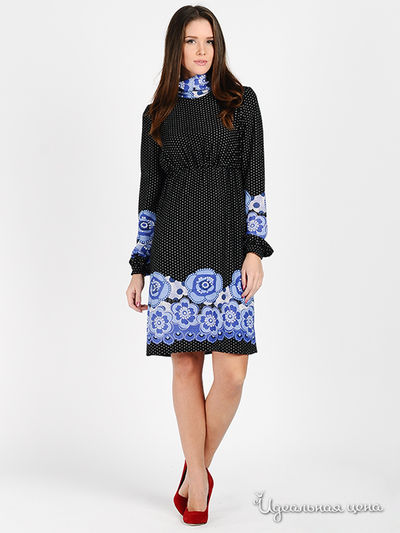 Платье Anastasia Tchir, цвет цвет черный / синий