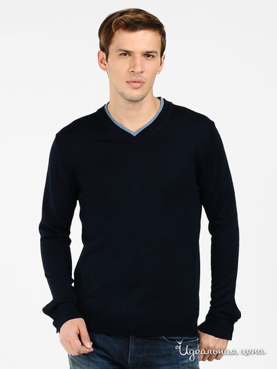 Пуловер Finn-Flare, цвет цвет темно-синий