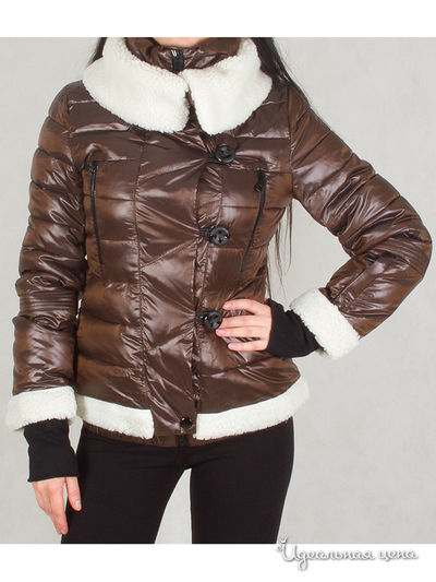 Куртка Purelife женская, цвет темно-коричневый