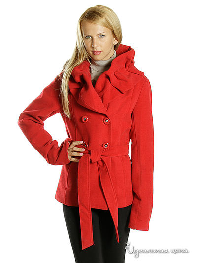 Пальто Tazetta женское, цвет красный