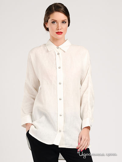 Блуза in moda женская, цвет белый