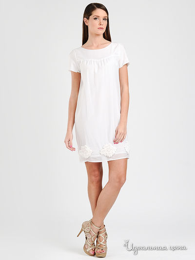 Платье in moda женское, цвет белый