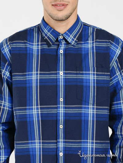Рубашка Tom Tailor мужская, цвет синий / индиго