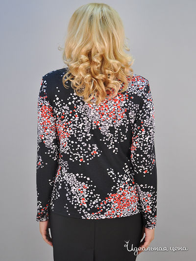 Блуза Forus женская, цвет черный / мультиколор