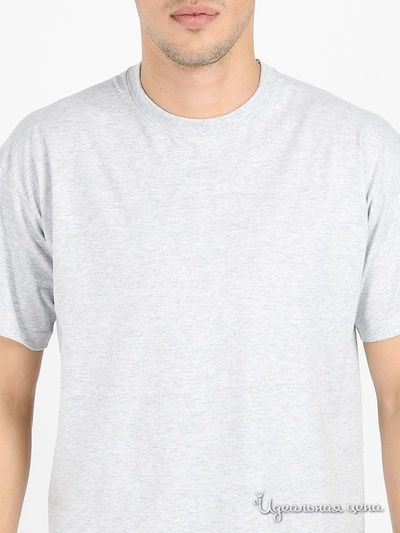 Комплект футболок Fruit of the Loom мужской, цвет серый / красный / темно-синий