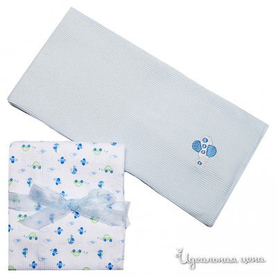 Одеяло пеленальное Spasilk &quot;САМОЛЕТ&quot; для ребенка, цвет голубой, 2 шт.