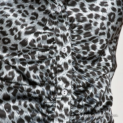Рубашка серая, леопардовая
