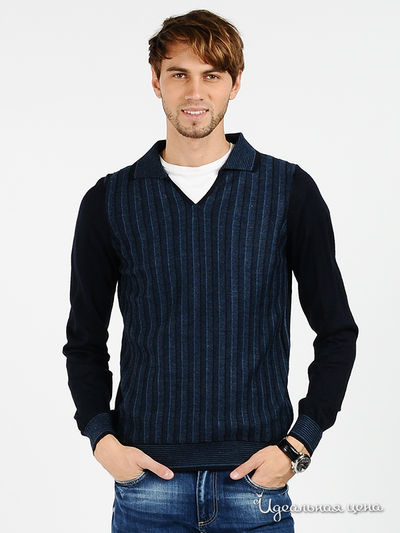 Пуловер Total Look, цвет цвет синий