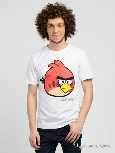Футболка Angry Birds, цвет цвет белый