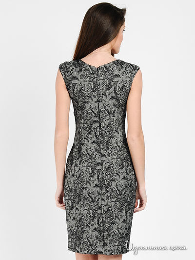 Платье Byblos женское, цвет серый / черный