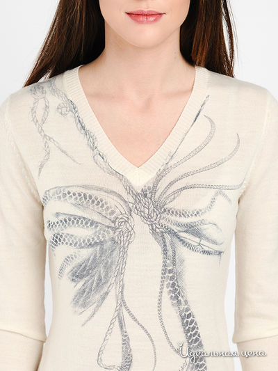 Пуловер Byblos женский, цвет молочный