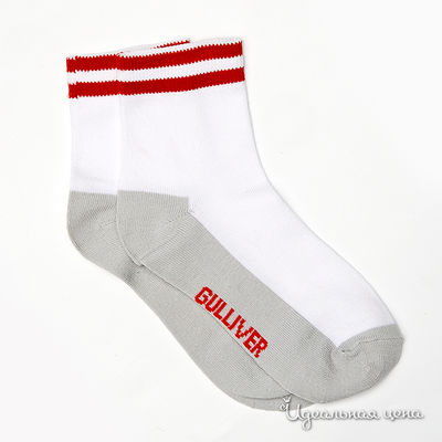 Носки Gulliver десткие, цвет белый / серый