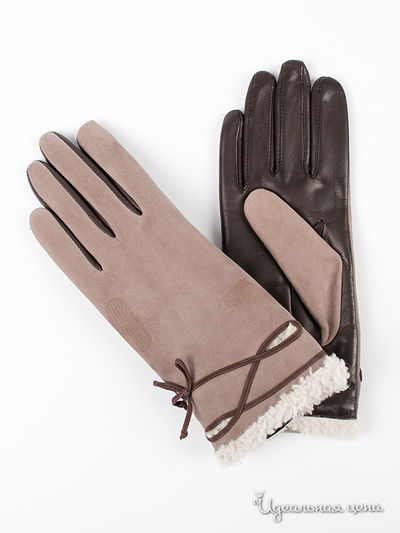 Перчатки Roeckl, цвет цвет темно-коричневый / дымчатый