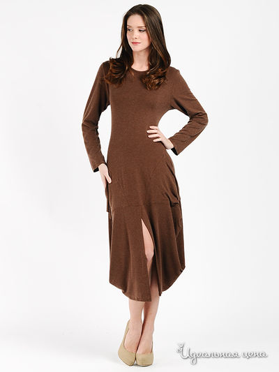 Платье MadamT, цвет цвет коричневый