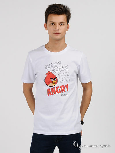 Футболка Angry Birds, цвет цвет белый