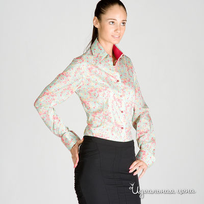 Рубашка женская «Liberti» с цветочным принтом