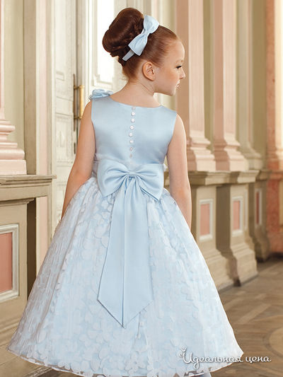 Платье Perlitta, цвет цвет голубой