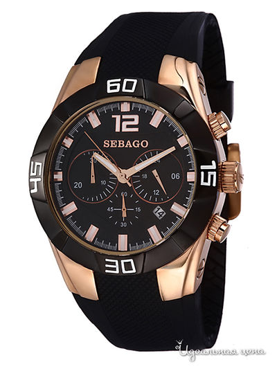 Часы Sebago, цвет цвет черный