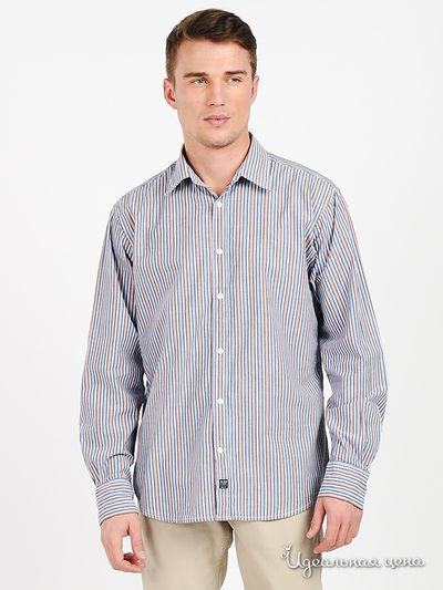 Рубашка Tom Tailor, цвет цвет синий / серый