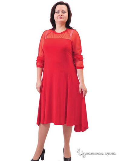 Платье Lady Style, цвет цвет красный