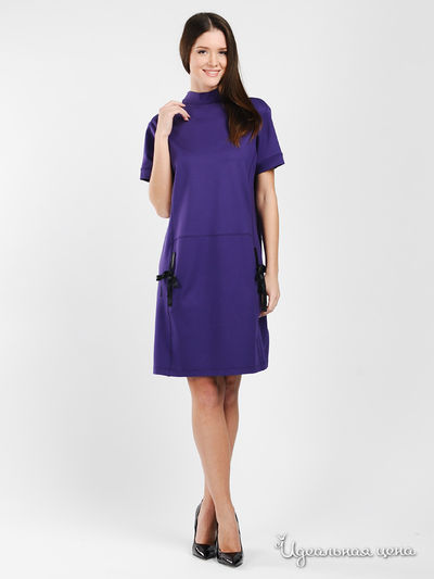 Платье Dino Chizari, цвет цвет фиолетовый