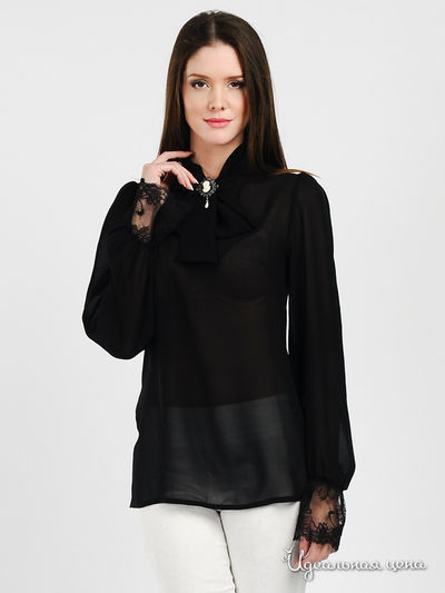 Блуза Dino Chizari, цвет цвет черный