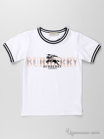 Футболка Burberry, цвет цвет белый