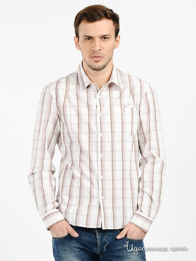 Рубашка Finn-Flare, цвет цвет белый / мультиколор