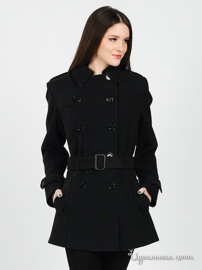 Пальто Burberry, цвет цвет черный