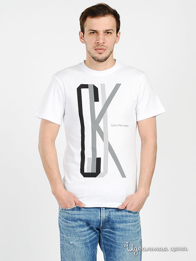 Футболка Calvin Klein Jeans, цвет цвет белый