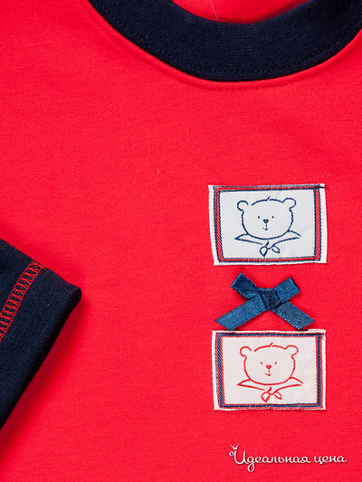Платье Smart Bear для девочки, цвет красный / синий