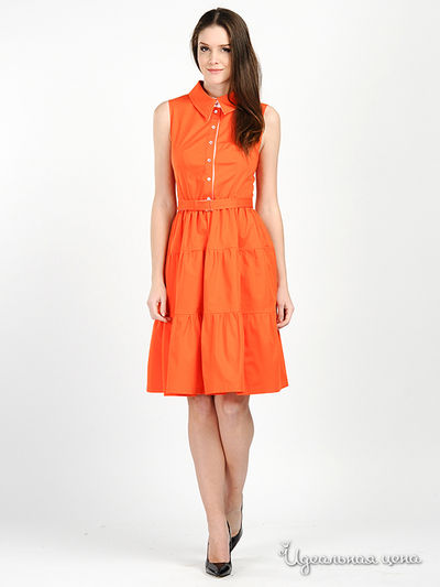 Платье Maria Rybalchenko, цвет цвет оранжевый